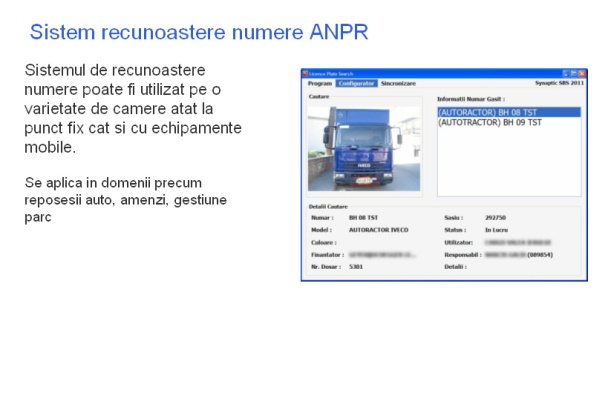 Sistem recunoastere numere ANPR